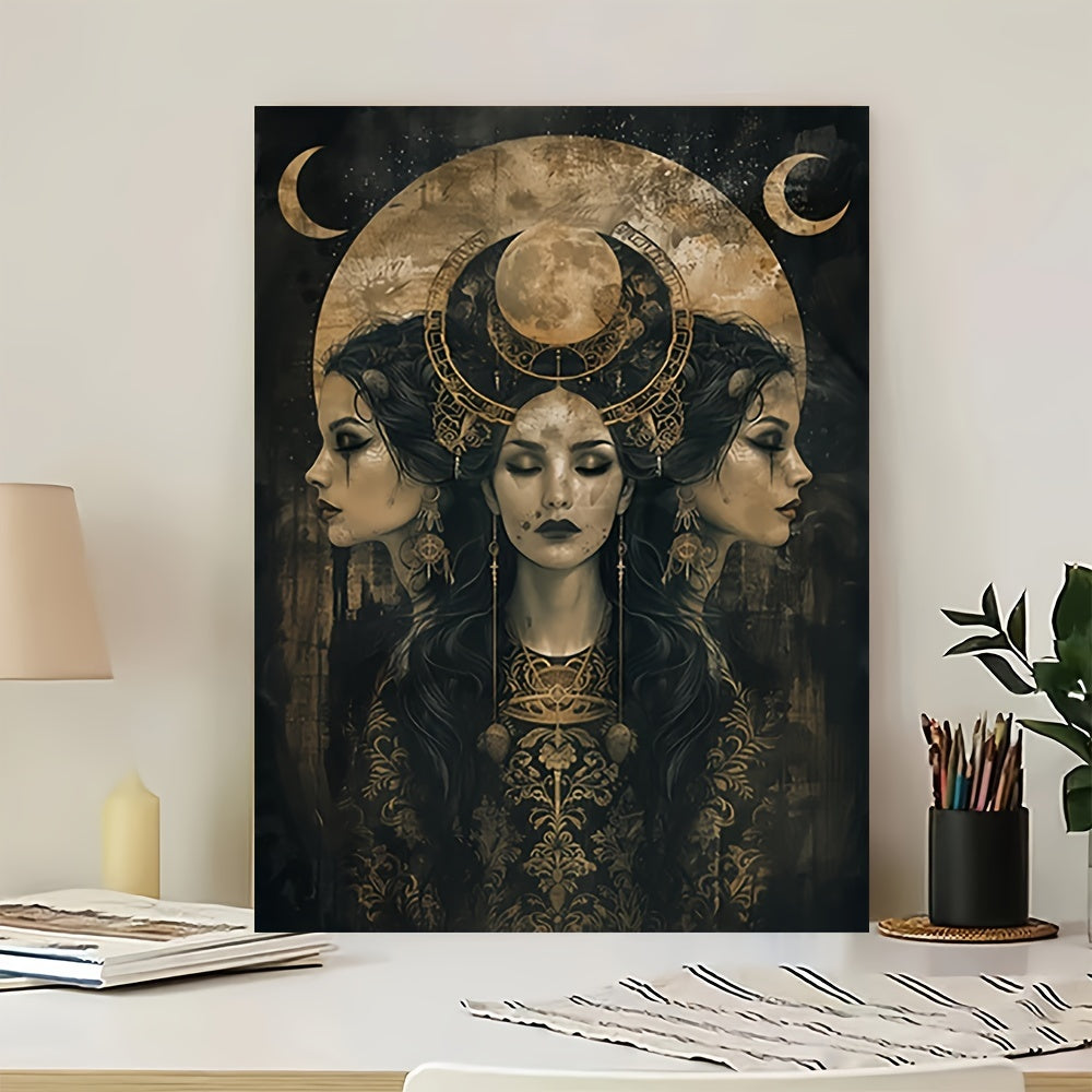 Pagan Moon Goddess Witchcraft Poster 🌙✨ 30.48x40.64 cm