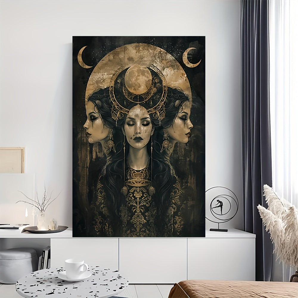 Pagan Moon Goddess Witchcraft Poster 🌙✨ 30.48x40.64 cm