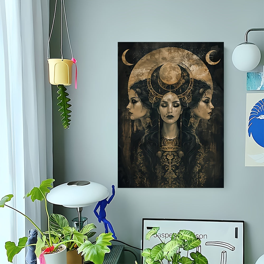 Pagan Moon Goddess Witchcraft Poster 🌙✨ 30.48x40.64 cm