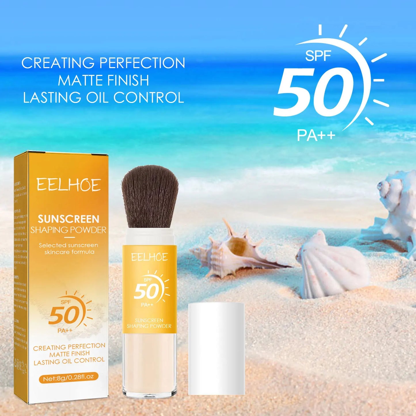 🌞 Nordic Glow Shield™ Spf50 Makeup Face Powder