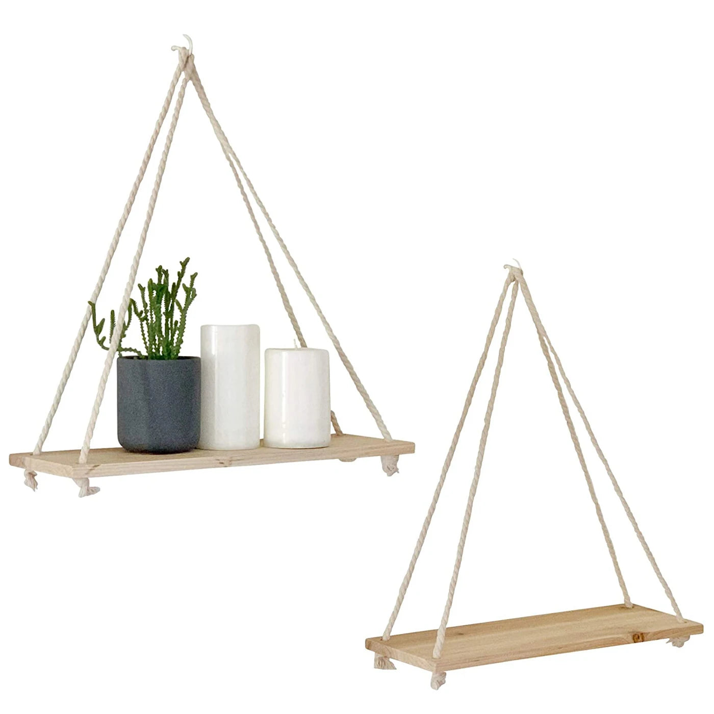 🌿 Familix’s Nordic Rope Swing Plant Shelves 🌿