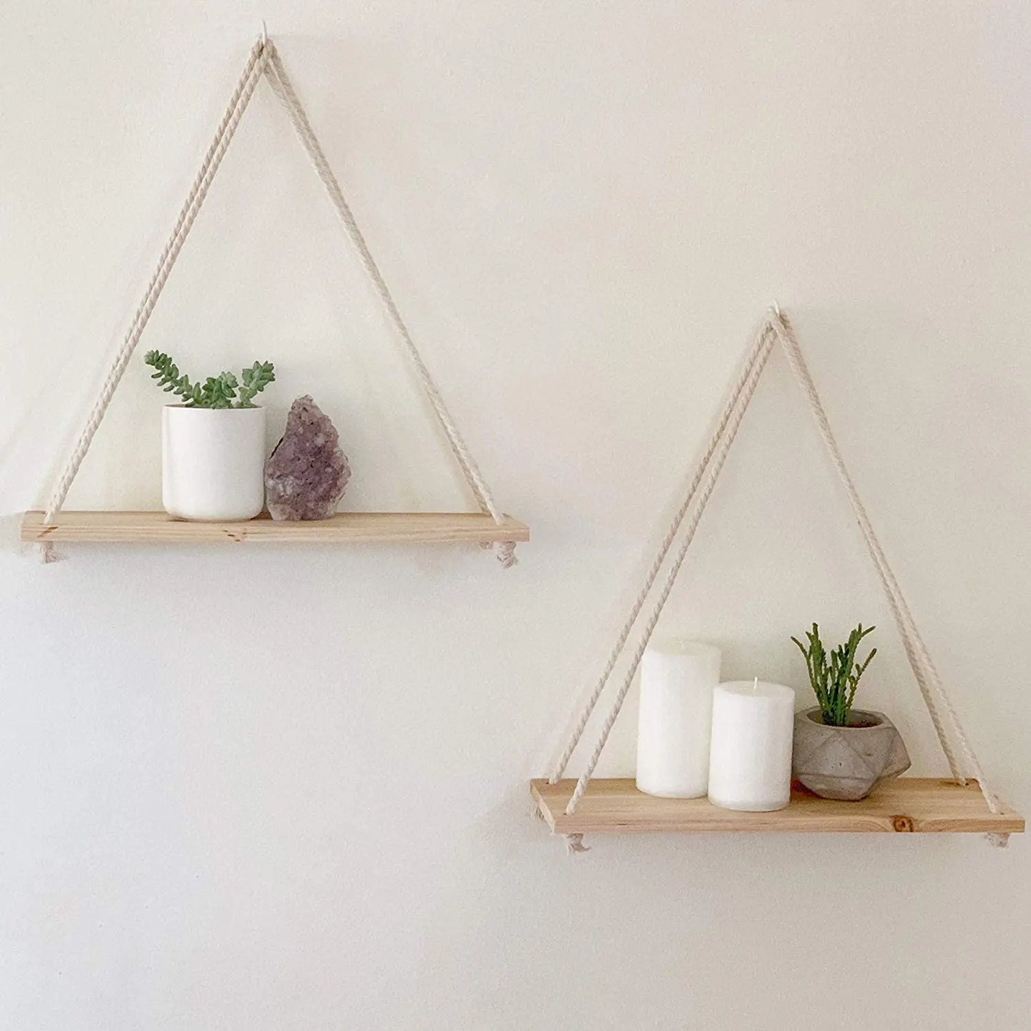 🌿 Familix’s Nordic Rope Swing Plant Shelves 🌿