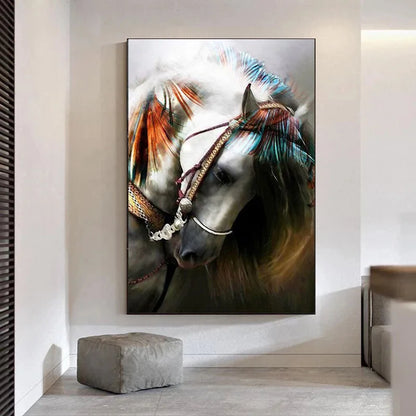 🖤🐴 "The Nordic Horses of Tomorrow" Canvas