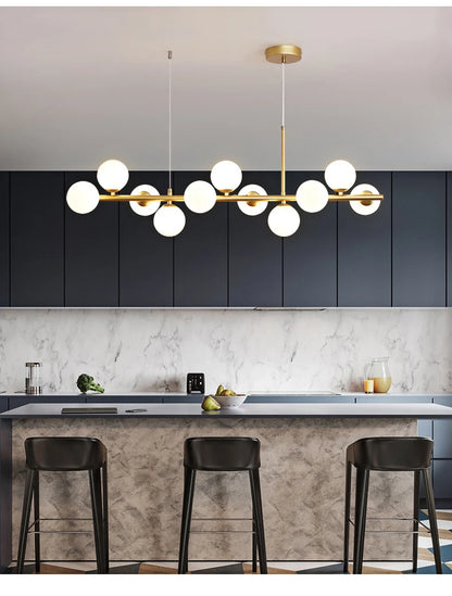 🌟 Familx’s Nordic Modern LED Pendant Gold Light 🌟