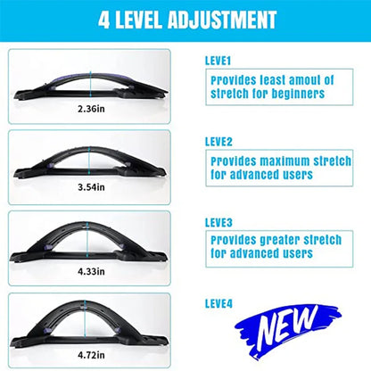 Familx’s LumbarLift™ - 4-Level Adjustable Back Stretcher🌟