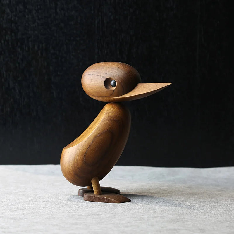 🦆 Familix's “Nordic Nest” Duck Mum & Baby Wooden Figurines 🦆