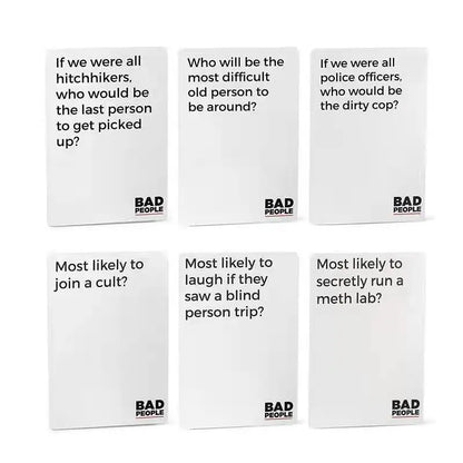 Bad People Party Game And The NSFW Expansion Pack