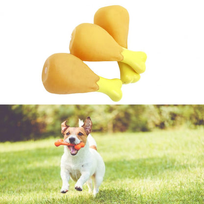 Familx Squeaky Chicken Dog Toys