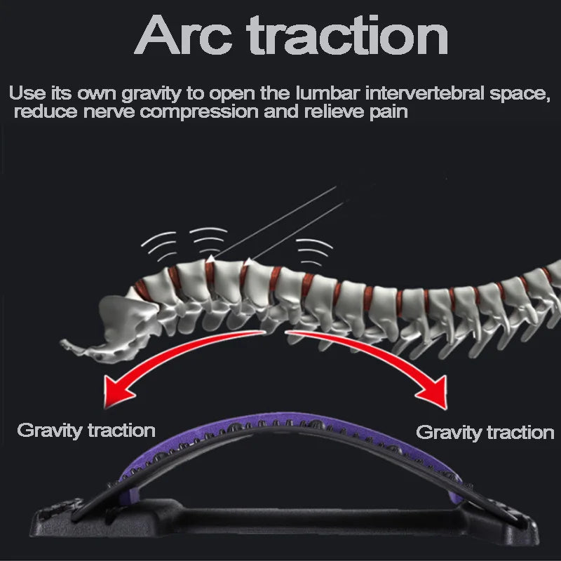 Familx’s LumbarLift™ - 4-Level Adjustable Back Stretcher🌟