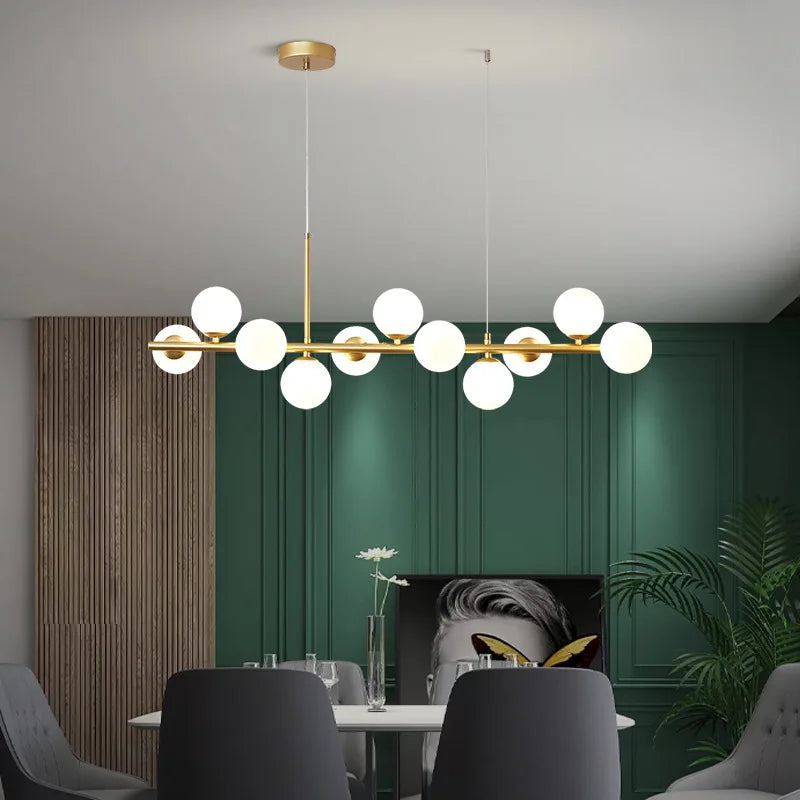 🌟 Familx’s Nordic Modern LED Pendant Gold Light 🌟