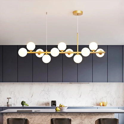 🌟 Familx’s Nordic Modern LED Pendant Gold Light 🌟