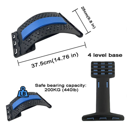 Familx’s LumbarLift™ - 4-Level Adjustable Back Stretcher🌟