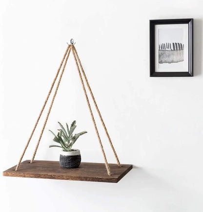 🌿 Familix’s Nordic Rope Swing Plant Shelves 🌿