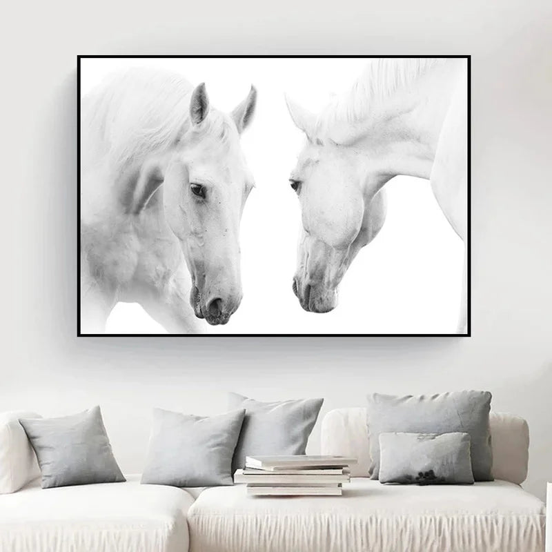 🖤🐴 "The Nordic Horses of Tomorrow" Canvas