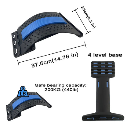 Familx’s LumbarLift™ - 4-Level Adjustable Back Stretcher🌟