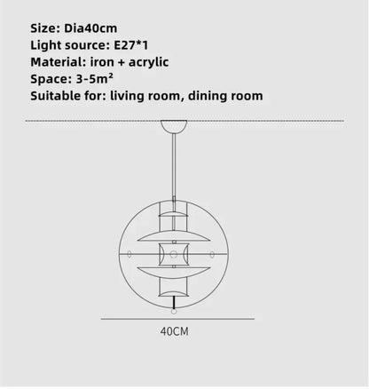 🌟 the Nordlys Sphere Lamp by Familx 🌟