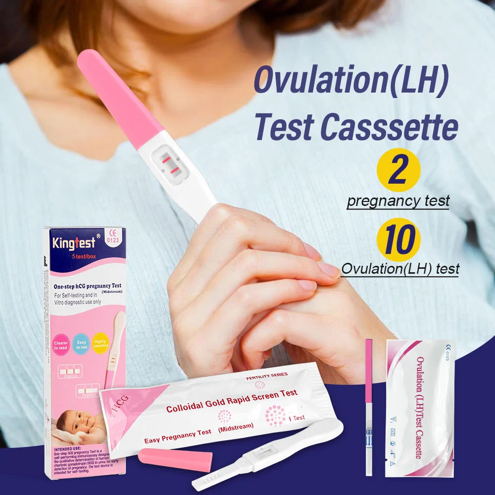 FertliSense™: Your Path to Parenthood, Simplified by Familx 🌸✨ LH Ovulation Predictor Kit + Pregnancy  Test