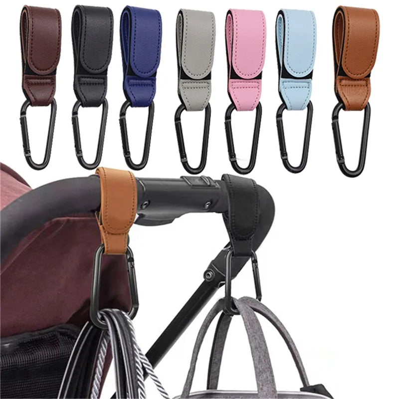 The Nordic All-Rounder: PU Leather Stroller Hook by Familx