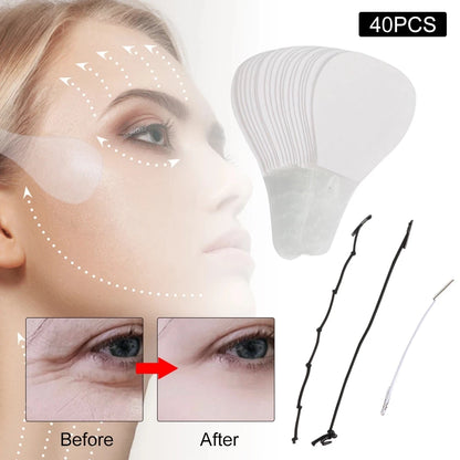 Familx’s V-Lift Miracle – 40PCS Invisible Face Stickers for Instant Transformation!