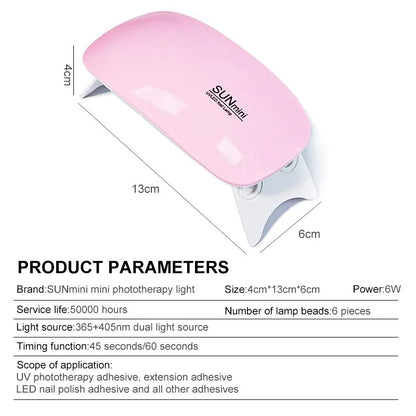 "Familx LYX6" Mini Nail Dryer 💅✨