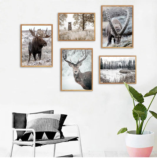 🦌 Familx Vinterdröm – A Magical Canvas Collection of Scandinavian Beauty 🌲❄️