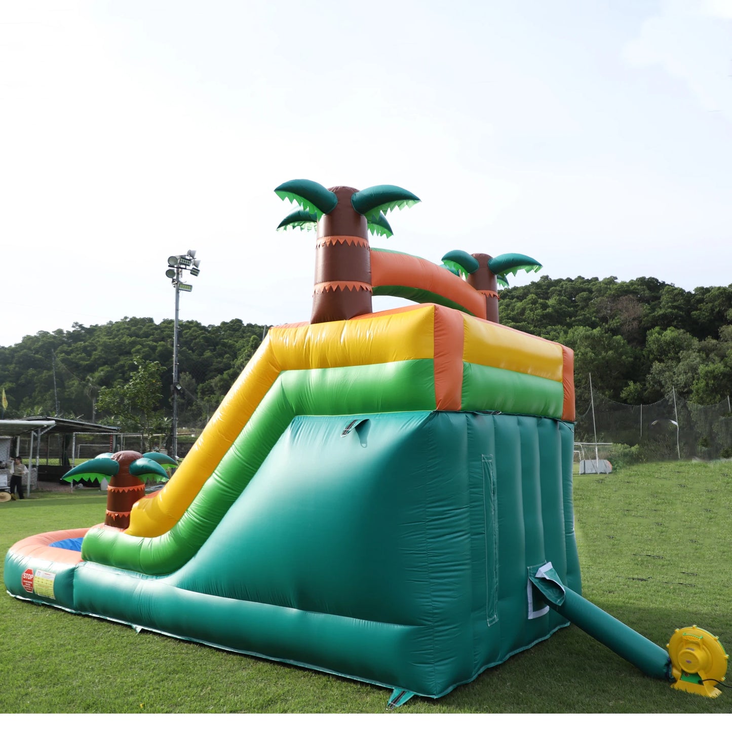 Familx RTS Inflatable Water Double Slide & Bubble Ball Pit ❄️🌞🏊‍♀️