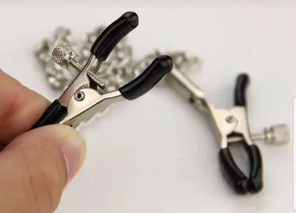 Nordic Silk Bondage Nipple Clips 🔗✨