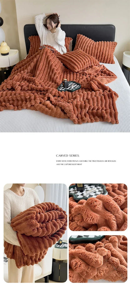 🧡 Familix Skogsnatt Plush Blanket 🧡