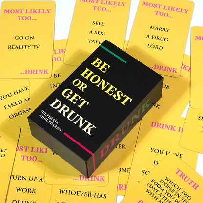 Be Honest or Get Drunk – The Ultimate Adult Card Game! 🍻✨