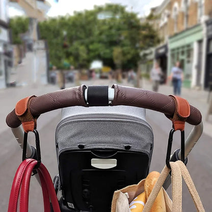 The Nordic All-Rounder: PU Leather Stroller Hook by Familx