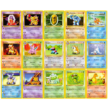 Pokemon First Edition Classic Base Set Trading Cards