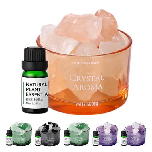 Natural Plant Essential Oil With Crystals