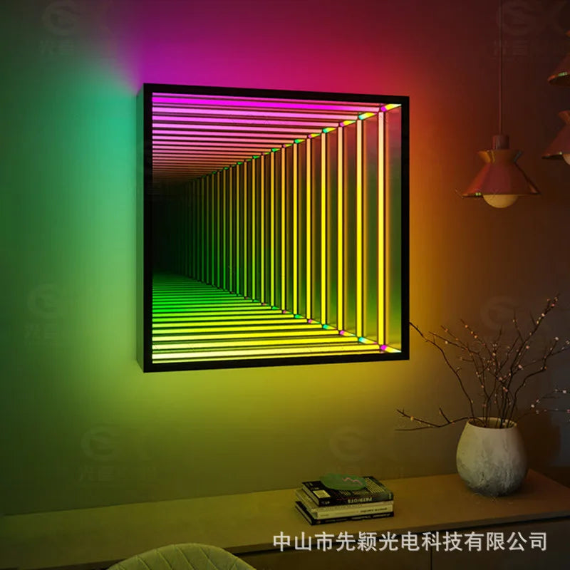 The Personalized LED Infinity Illusion Mirror 🌟