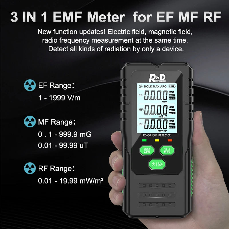 NordicGuard™ EMF Shield Elektromagnetiskt Fält Strålningsdetektor