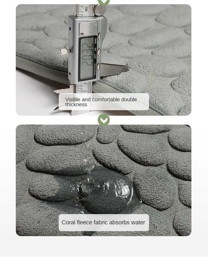 ✨ “Familx's Hilda™ Cobblestone Memory Foam Mat” ✨