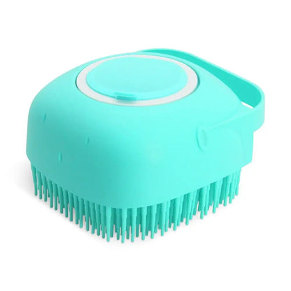 Pet Massage Grooming Brush & Shampoo Solution