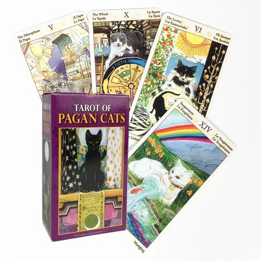 Mini Size Tarot av Pagan Cats av Familx