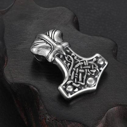 Viking Heritage Stainless Steel Earrings & Thor Hammer Pendant by Familx ⚔️✨