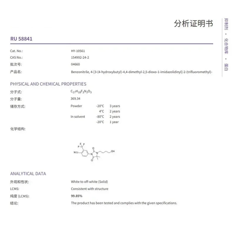 Ru58841, Psk3841, Hmr3481 99% Powder