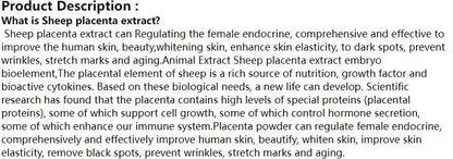 Sheep Placenta Extract 50:1 Powder