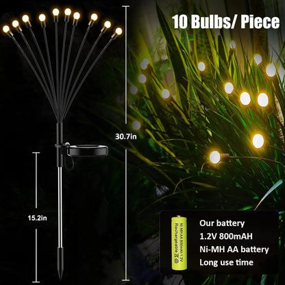 🌟 Familx's Enchanting Firefly Garden Lights 🌟