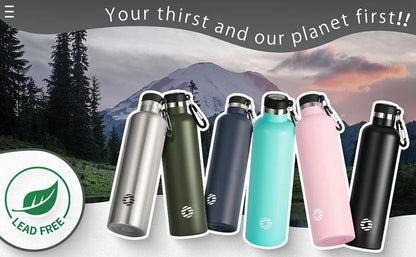 FjordFlask: The Ultimate Stainless Steel Thermos for Active, Modern Families! 🏞️💧