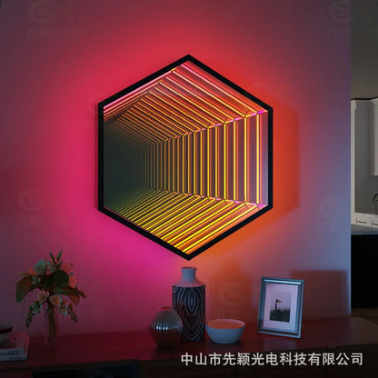 The Personalized LED Infinity Illusion Mirror 🌟