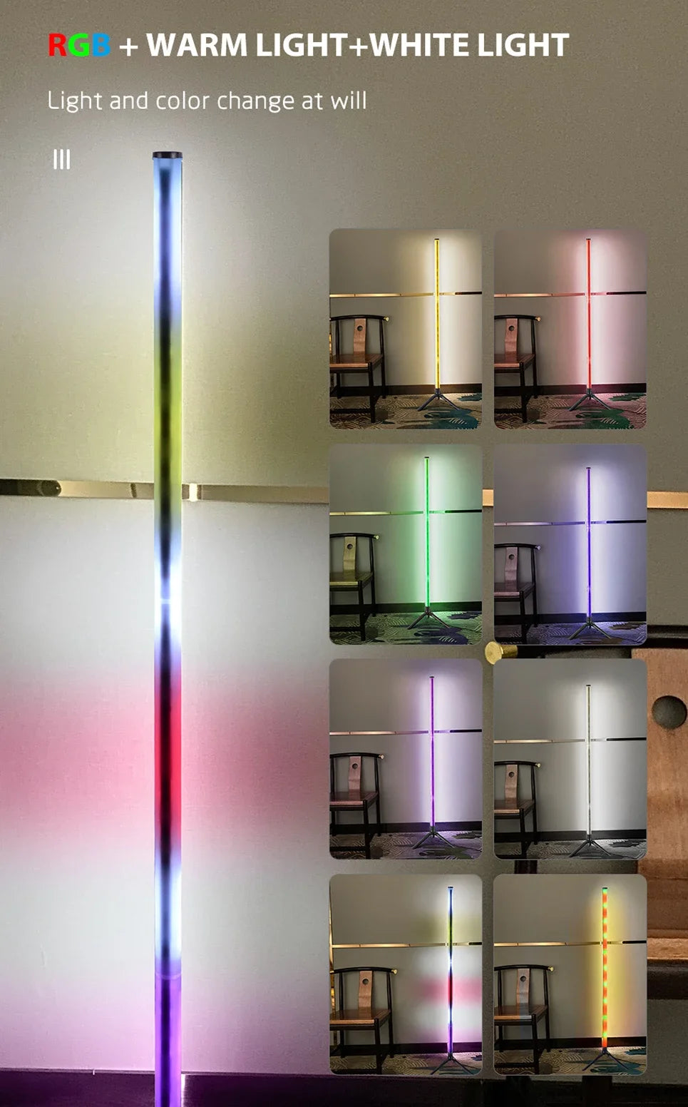 ✨ LED floor light  “Nordic Glow: Illuminating Art for Modern Living” ✨