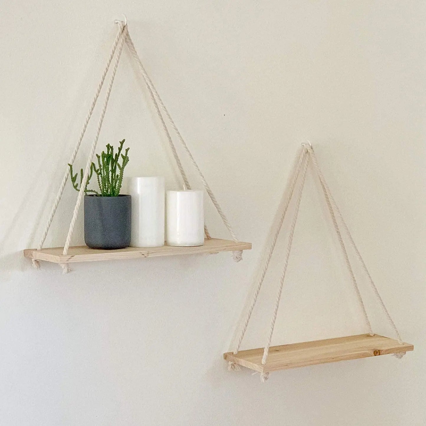 🌿 Familix’s Nordic Rope Swing Plant Shelves 🌿