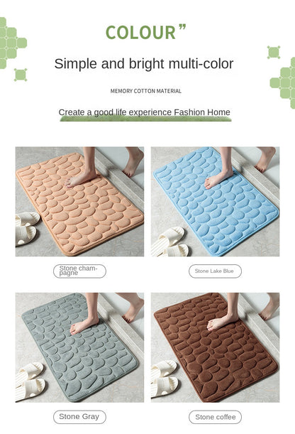 ✨ “Familx's Hilda™ Cobblestone Memory Foam Mat” ✨