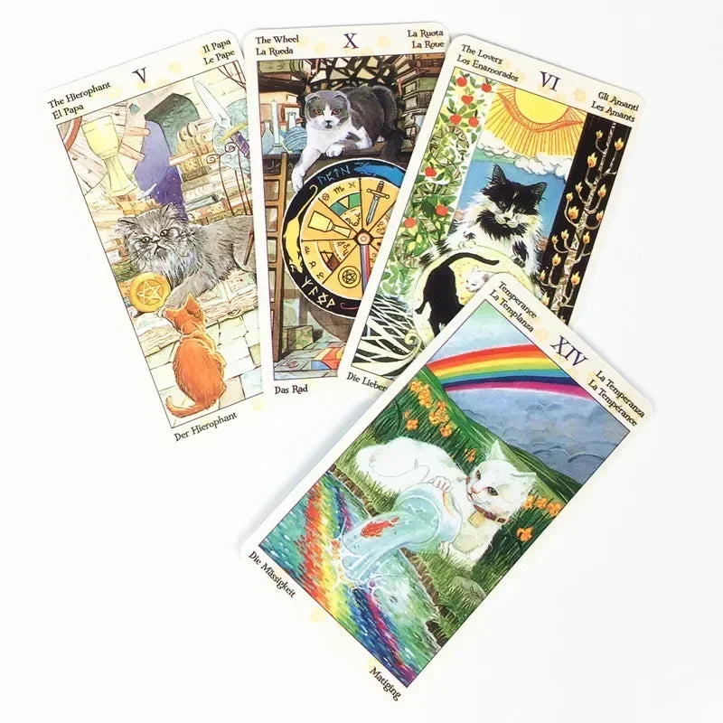 Mini Size Tarot of Pagan Cats by Familx