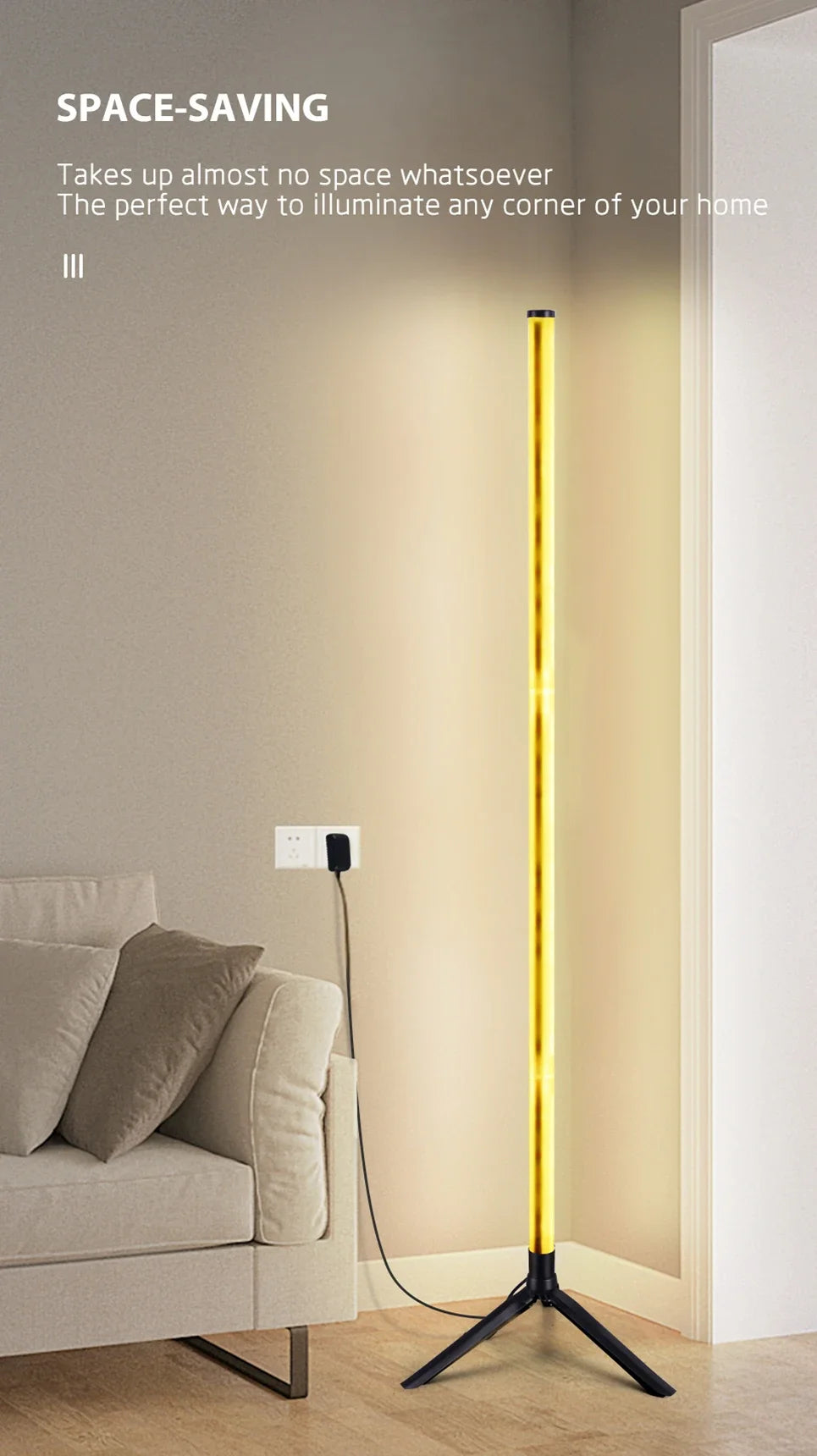 ✨ LED floor light  “Nordic Glow: Illuminating Art for Modern Living” ✨