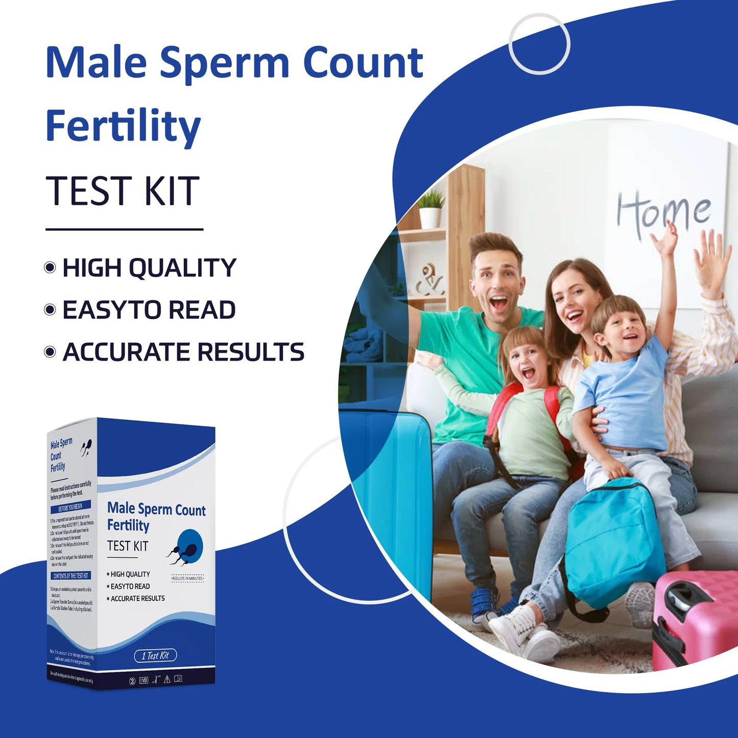 NordFertility™ Test Strips - High quality sperm test