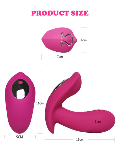 The Whispering Bliss by Familx Remote Control Vibrator Dildo